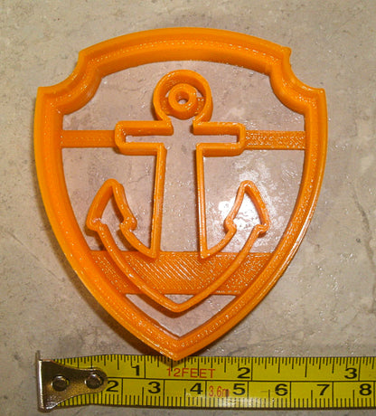 Zuma Badge Pup Tag Paw Patrol TV Show Cookie Cutter Made In USA PR849