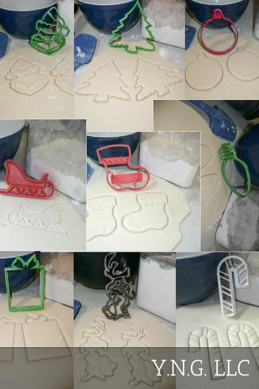 How The Grinch Stole Christmas Movie Set Of 9 Cookie Cutters USA PR1119