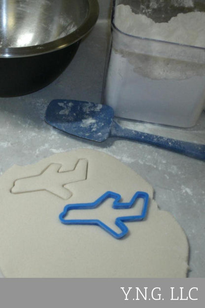 Airplane Flying Boeing Aircraft Travel Cookie Cutter Made in USA PR600