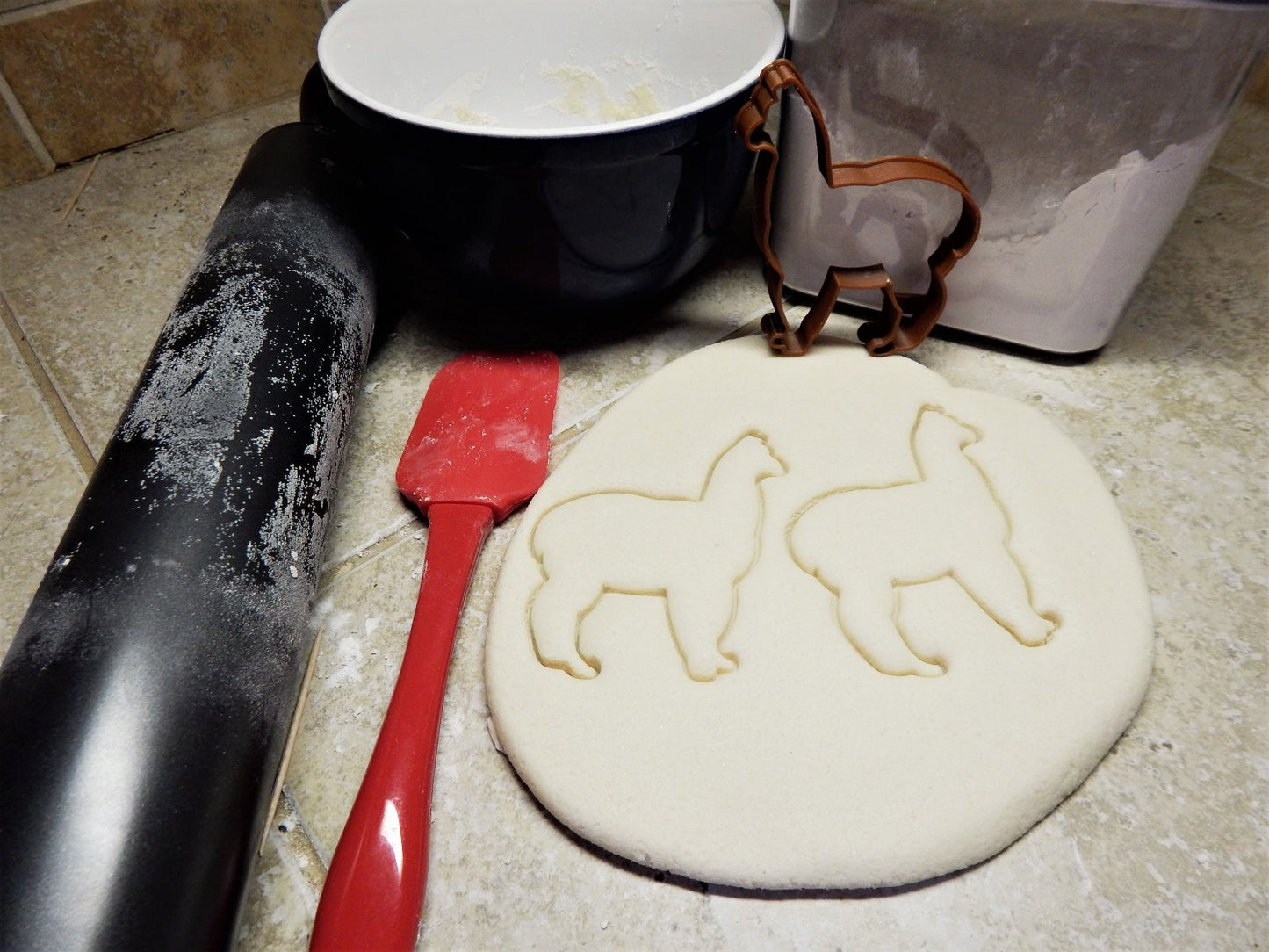 Alpaca Farm Animal Llama Long Neck Cookie Cutter Made In USA PR2271
