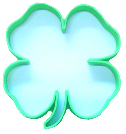 6x 4 H Leaf Clover Fondant Cutter Cupcake Topper Size 1.75" USA FD2436