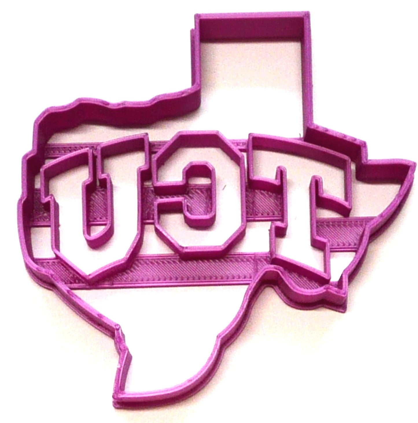 6x TCU Horned Frogs Fondant Cutter Cupcake Topper 1.75 IN USA FD2545