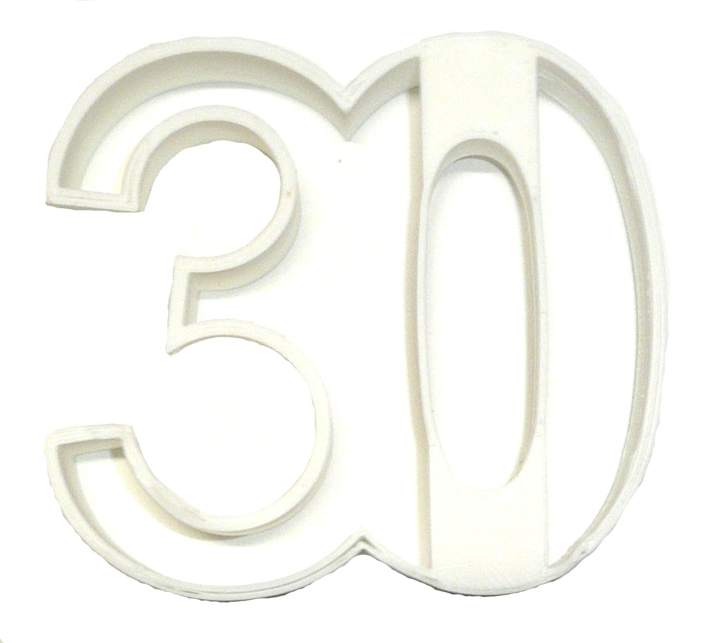 Number 30 Thirty Birthday Anniversary Sports Cookie Cutter USA PR108-30