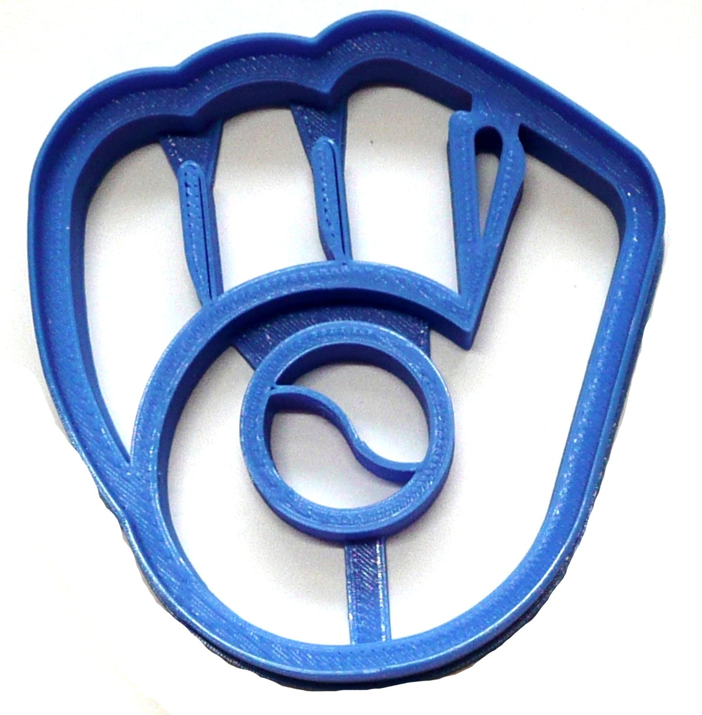 6x Milwaukee Brewers Fondant Cutter Cupcake Topper 1.75" USA FD2274