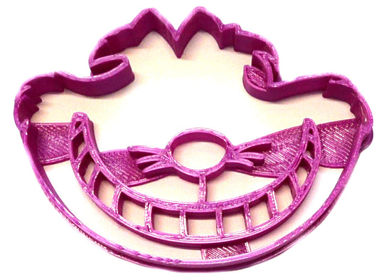 6x Cheshire Cat Alice Fondant Cutter Cupcake Topper 1.75" USA FD2345