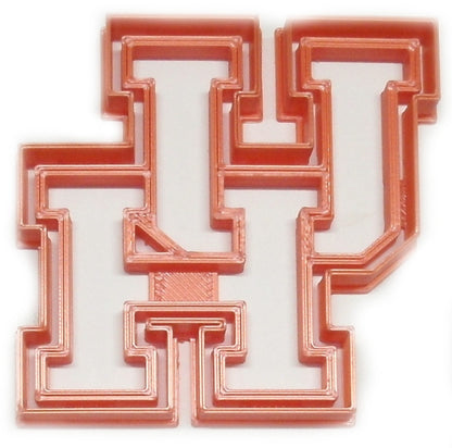 6x University of Houston Fondant Cutter Cupcake Topper 1.75 IN USA FD2634