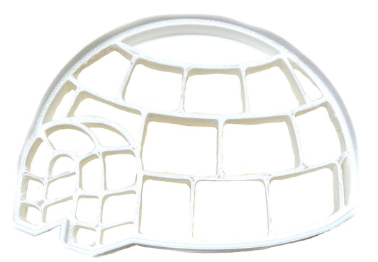 6x Igloo Detailed Fondant Cutter Cupcake Topper 1.75" USA FD2317