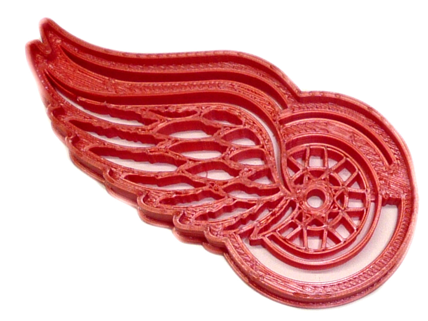 6x Detroit Red Wings Fondant Cutter Cupcake Topper 1.75 IN USA FD2637