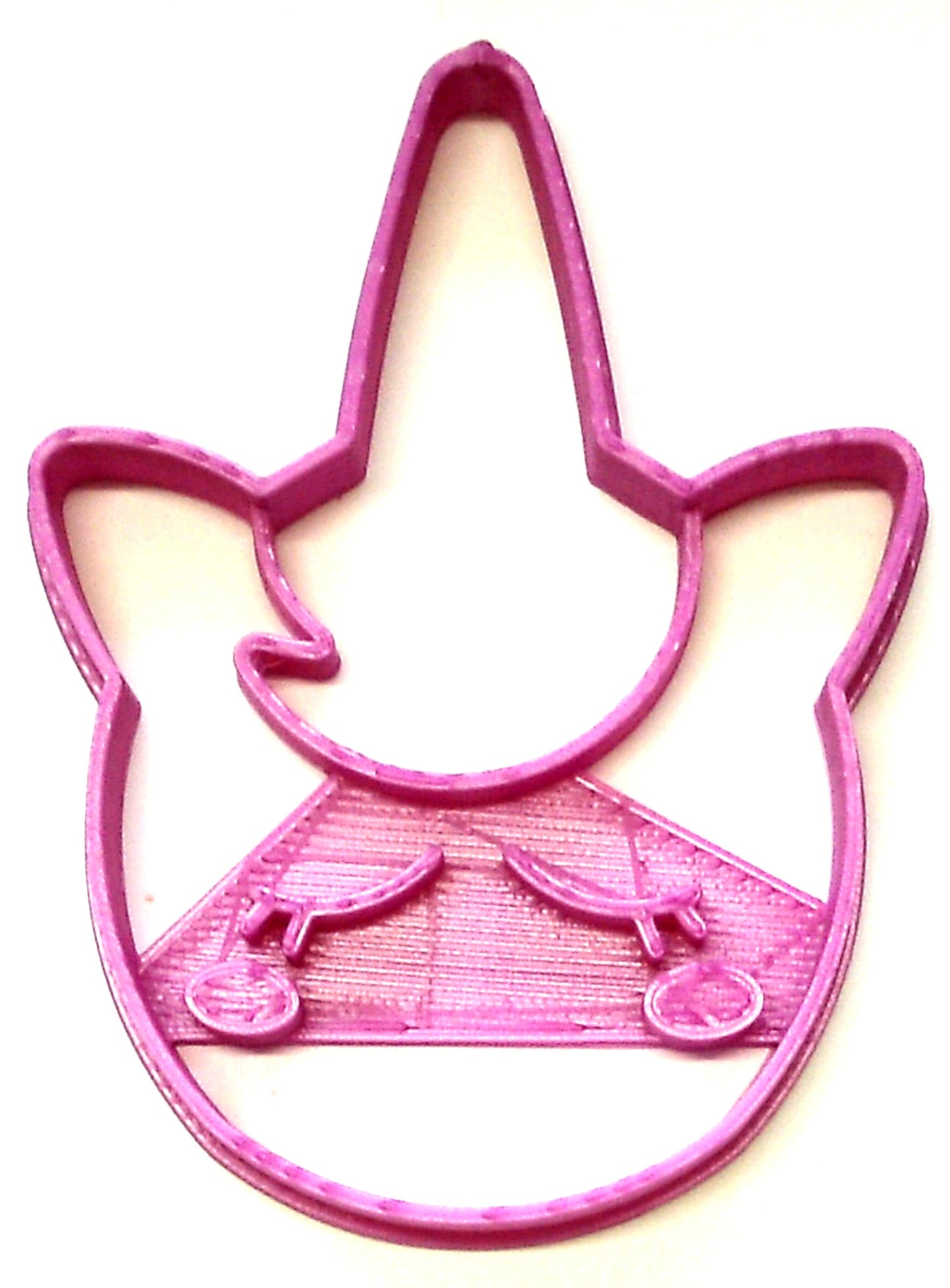 6x Unicorn Face Fondant Cutter Cupcake Topper 1.75 IN USA FD2652