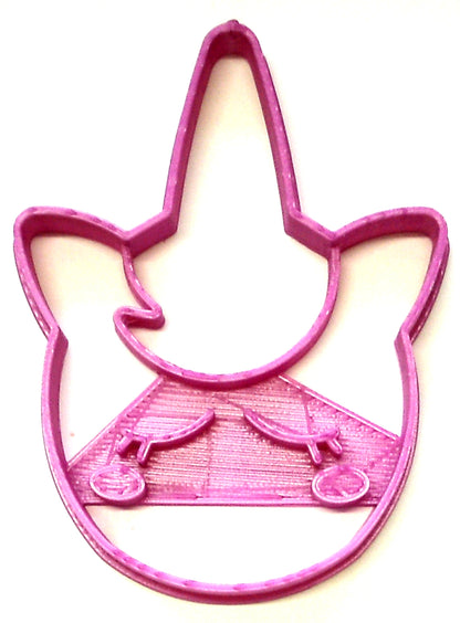 6x Unicorn Face Fondant Cutter Cupcake Topper 1.75 IN USA FD2652