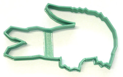 Lacoste Fashion Brand Crocodile Outline Cookie Cutter USA PR2031