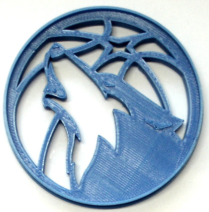 6x Minnesota Timberwolves Fondant Cutter Cupcake Topper 1.75 IN USA FD2761