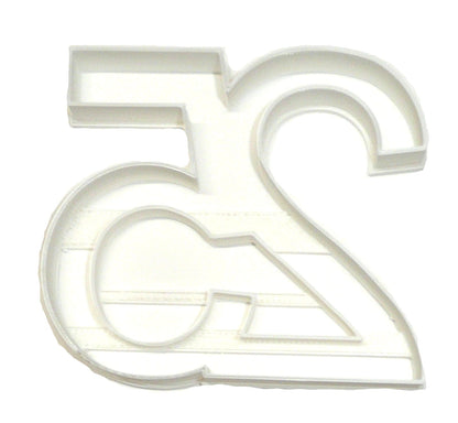 Number 25 Twenty Five Birthday Anniversary Sports Cookie Cutter USA PR108-25