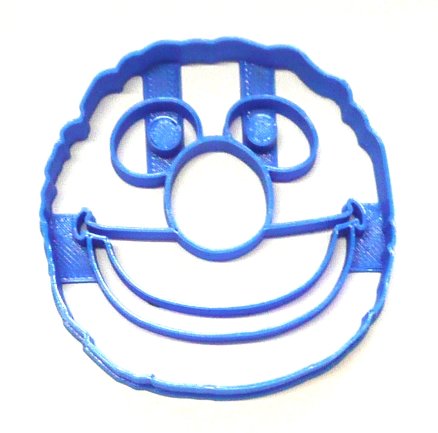 6x Grover Face Fondant Cutter Cupcake Topper Size 1.75" USA FD2249