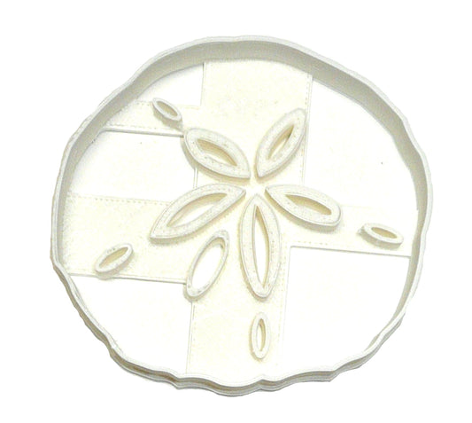 6x Sand Dollar Beach Shell Fondant Cutter Cupcake Topper 1.75 IN USA FD2592