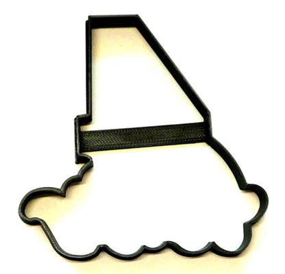 Number Four 4 Outline Fancy Word Birthday Anniversary Cookie Cutter USA PR3004