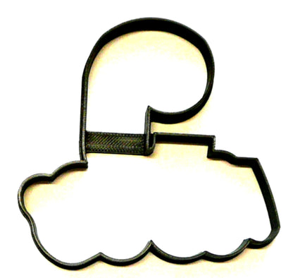 Number Nine 9 Outline Fancy Word Birthday Anniversary Cookie Cutter USA PR3009