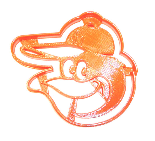 6x Baltimore Orioles Bird Fondant Cutter Cupcake Topper 1.75" USA FD2352