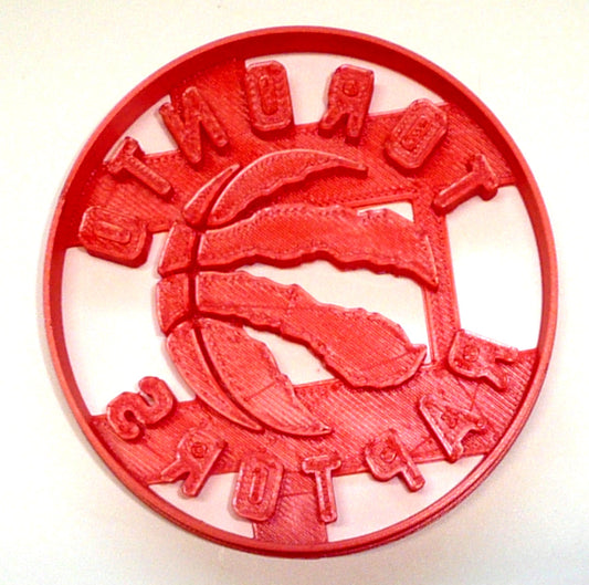 6x Toronto Raptors Fondant Cutter Cupcake Topper 1.75 IN USA FD2754