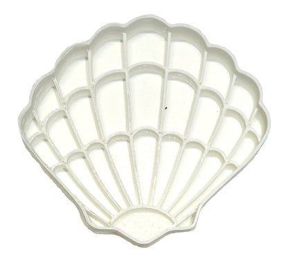 6x Scallop Clam Shell Fondant Cutter Cupcake Topper 1.75 IN USA FD2593