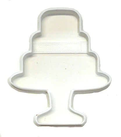 Tiered Cake On Stand Pedestal Bridal Shower Birthday Cookie Cutter USA PR2843