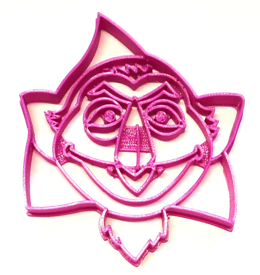 6x Count Von Count Face Fondant Cutter Cupcake Topper 1.75" USA FD2252