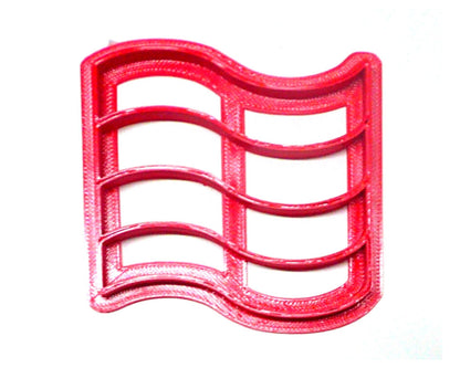 Bacon Strips Fried Pork Breakfast Sandwich Food Cookie Cutter USA PR2175