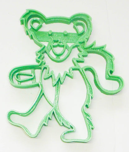 Jerry Garcia Dancing Teddy Bear 1960s Rock Music Cookie Cutter USA PR3029