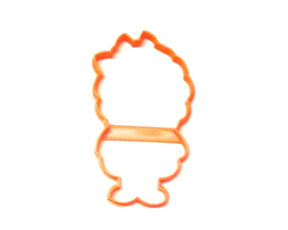 Girl In Pumpkin Dress Costume Trick Or Treat Halloween Cookie Cutter USA PR3096