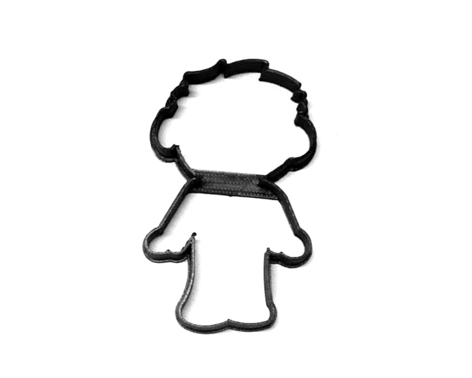 Boy In Skeleton Costume Trick Or Treat Halloween Cookie Cutter USA PR3097