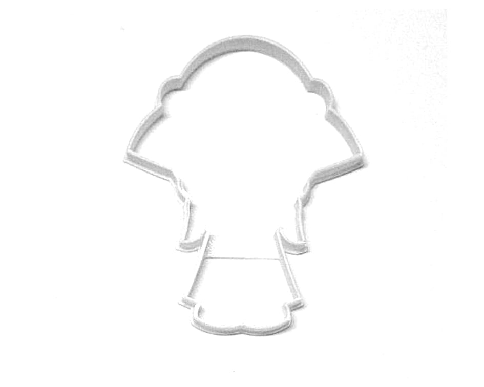 Pilgrim Girl Outline Plymouth Colony English Settler Cookie Cutter USA PR3109