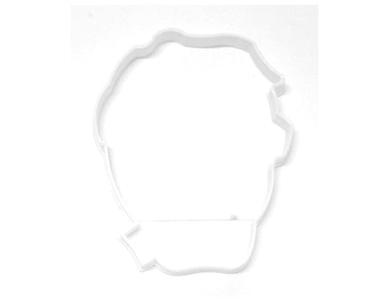 Mummy Face Outline Wrapped Monster Halloween Cookie Cutter USA PR3120