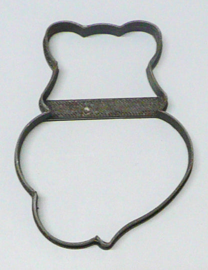 Fox Holding Heart Outline Valentine Baby Shower Cookie Cutter USA PR3164