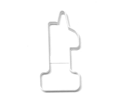 Number One 1 With Unicorn Horn First 1st Birthday Cookie Cutter USA PR3245