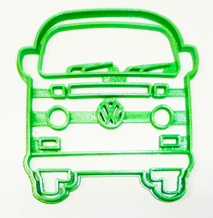 Vintage 1970s Groovy Bus Hippy Van Front End View Cookie Cutter USA PR3252