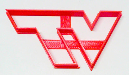 Virginia Tech University VT Letters Sports Athletics Cookie Cutter USA PR3283