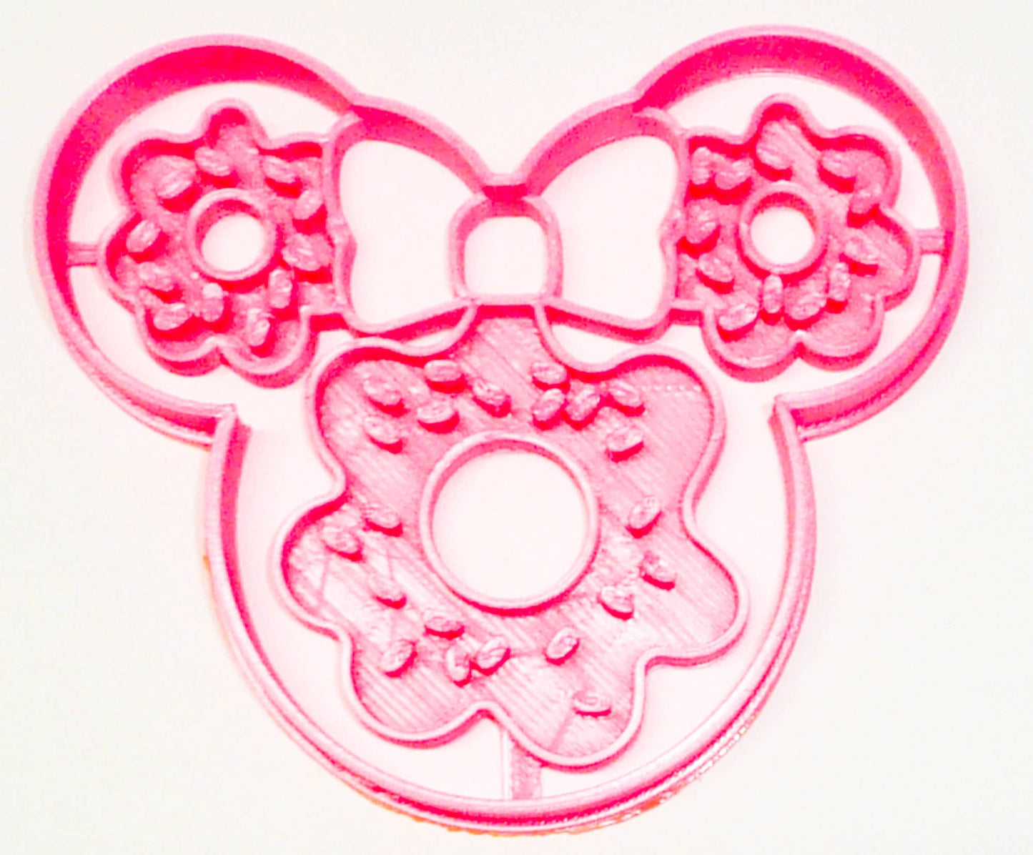 Minnie Mouse Head Donut Doughnut Snack Breakfast Food Cookie Cutter USA PR3310