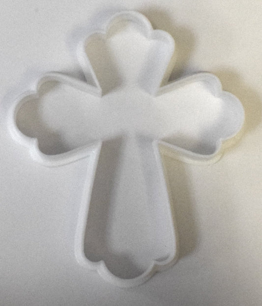 6x Cross Church Fondant Cutter Cupcake Topper Size 1.75" USA FD579