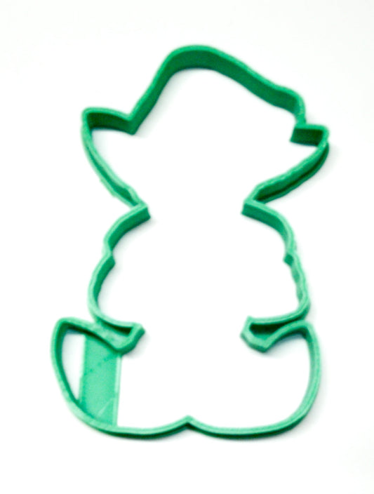 6x Elf Outline Fondant Cutter Cupcake Topper Size 1.75" USA FD2042