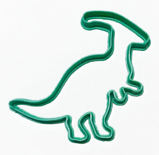 6x Parasaurolophus Dino Fondant Cutter Cupcake Topper 1.75" USA FD2128