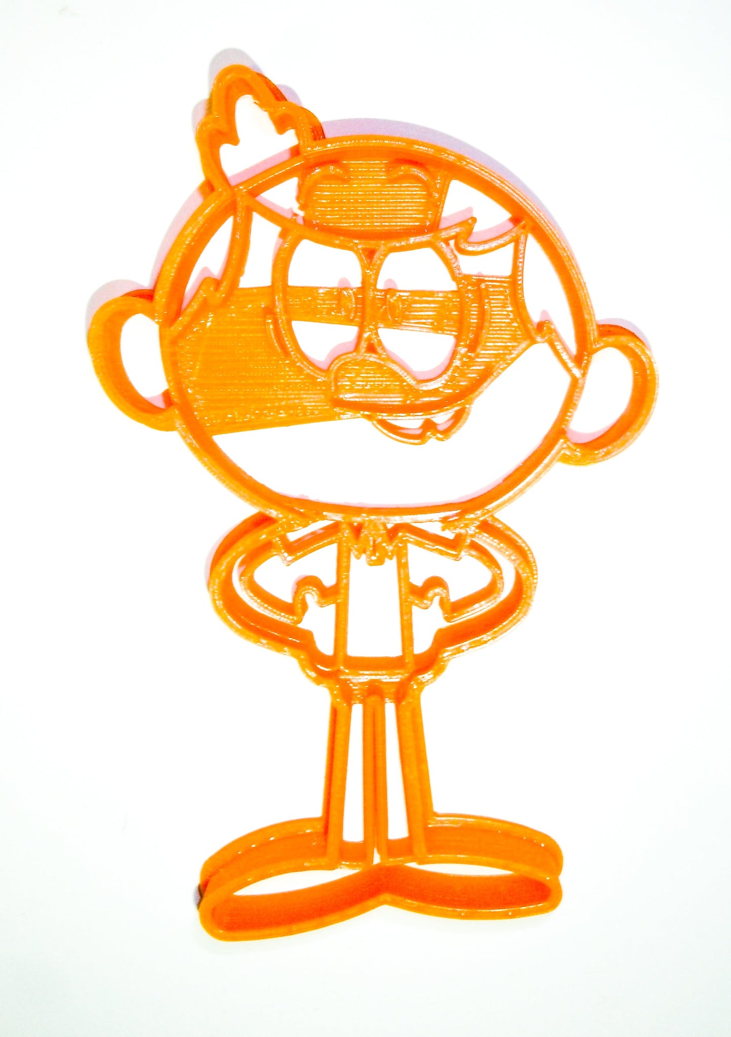 6x Lincoln Loud House Fondant Cutter Cupcake Topper 1.75" USA FD2242