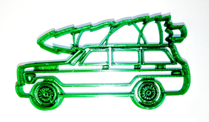 Vintage Classic Station Wagon With Christmas Tree Cookie Cutter USA PR2243