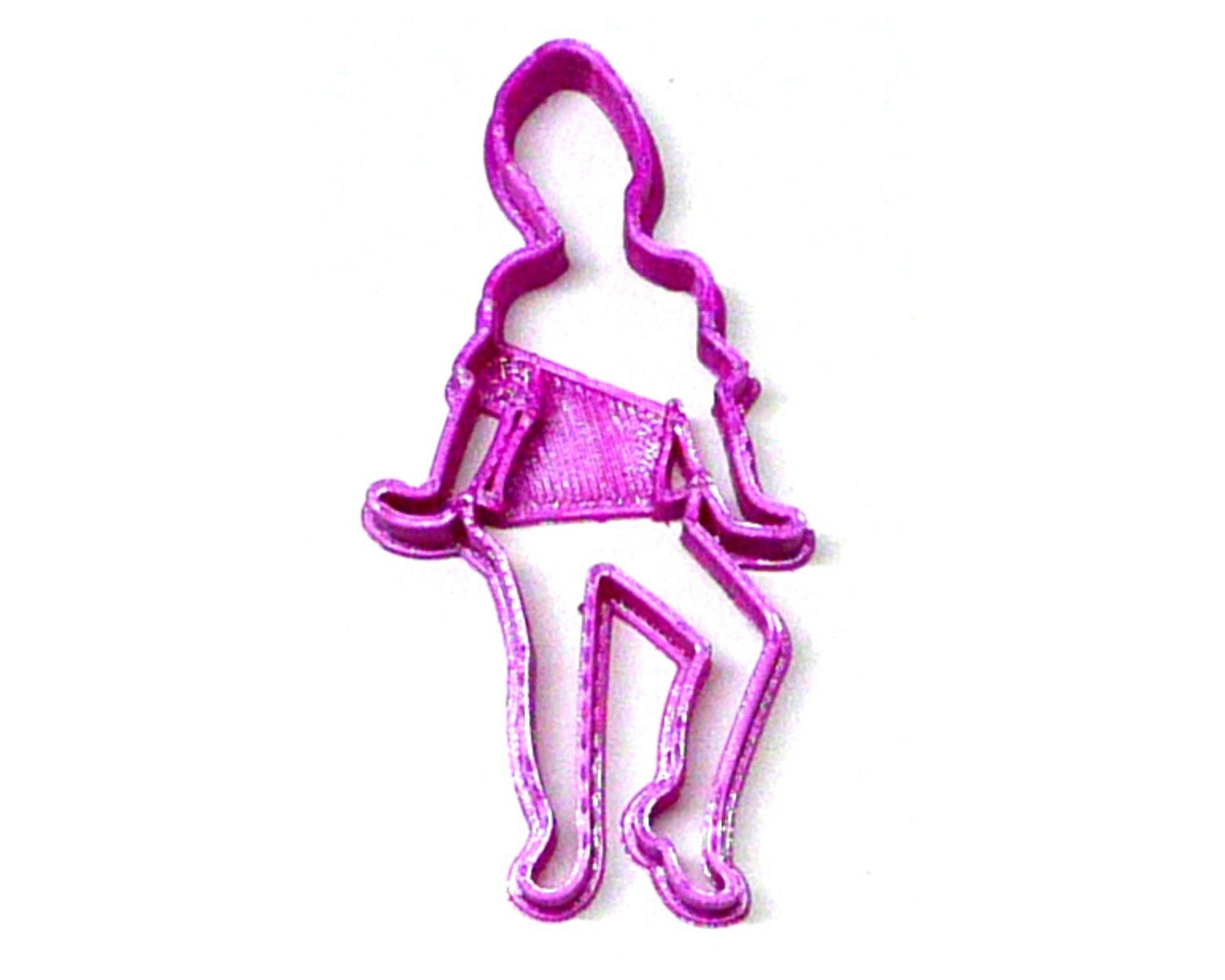 6x Jazz Dancer Pose 2 Fondant Cutter Cupcake Topper 1.75" USA FD2245