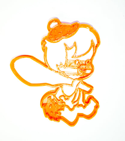6x Bamm-Bamm Rubble Fondant Cutter Cupcake Topper 1.75 IN USA FD2260
