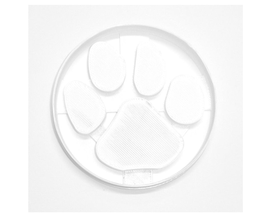 6x Tiger Paw Print Fondant Cutter Cupcake Topper 1.75 IN USA FD2667