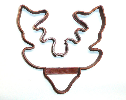 6x Deer Antlers Horns Fondant Cutter Cupcake Topper 1.75 IN USA FD2859