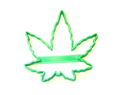 Cannabis Marijuana Hemp Fan Leaf 3.5 Inch Outline Cookie Cutter USA PR3041