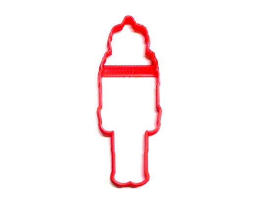 6x Nutcracker Outline Fondant Cutter Cupcake Topper 1.75 IN USA FD3065