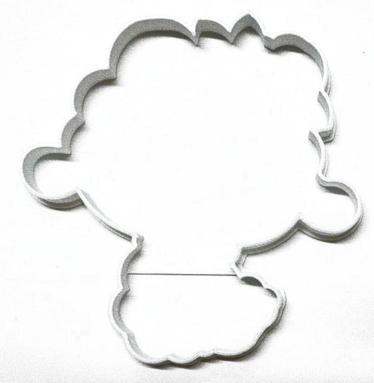 6x Baby Sheep Outline Fondant Cutter Cupcake Topper 1.75 IN USA FD3116