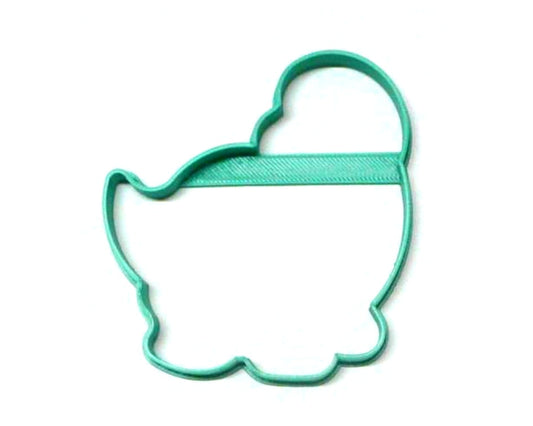 6x Brontosaurus Outline Fondant Cutter Cupcake Topper 1.75 IN USA FD3161